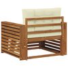 vidaXL Set de canapele de exterior Lemn de acacia solid și poliester