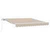 vidaXL Copertină Manual Bej 300 x 250 x 165 cm Poliester