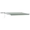vidaXL Cort electric retractabil Verde, Alb, Antracit 4 &times; 3 m