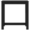 vidaXL Masă de bar Stejar Negru 102 x 50 x 103.5 cm Lemn compozit