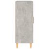 vidaXL Dulap, gri beton, 69,5x34x90 cm, lemn compozit