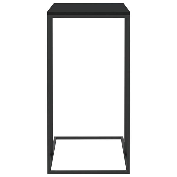 vidaXL Masă laterală, negru, 40x30x59 cm, lemn compozit