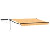 vidaXL Cort electric retractabil Nisipiu 100% Poliester și Aluminiu