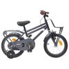 vidaXL Bicicletă pentru Copii 14 Inci pentru 3-5 ani Gri &icirc;nchis