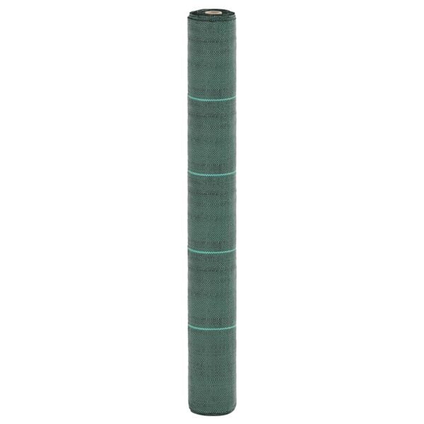 vidaXL Membrană antiburuieni, verde, 1x150 m, PP