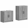 vidaXL Set de dulapuri pentru baie, 2 piese UTRECHT Sonoma gri