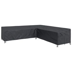 vidaXL Husă pentru mobilă 325 x 325 x 80 cm Material Oxford 420D Negru