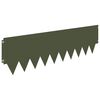 vidaXL Margine pentru gazon 20 pcs 103 x 30 cm metal Verde măsliniu