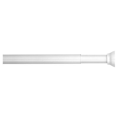 Sealskin Bară pentru perdea de duș telescopică, alb, 185 cm