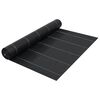 vidaXL Membrană antiburuieni & antirădăcini, negru, 2x25 m, PP