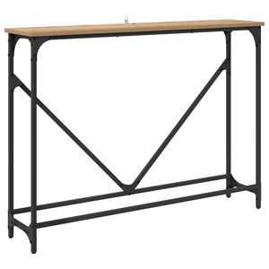 vidaXL Masă de consolă Stejar Artizanal 102 x 23 x 75 cm