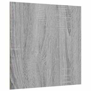 vidaXL Panouri de decor 12 buc. Gri Sonoma 30 x 30 x 0,27 cm