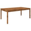 vidaXL Masă de cină pentru grădină natural 196 x 100,5 x 75 cm