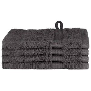 vidaXL Prosop pentru musafiri SOLUND 4 buc. Antracit 15 x 21 cm