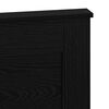 vidaXL Tăblie cap cu headboard Stejar Negru 160 cm Lemn compozit
