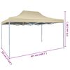 42511 vidaXL Foldable Tent Pop-Up 3x4,5 m Cream White