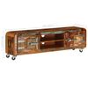 vidaXL Comodă TV, 120 x 30 x 36 cm, lemn masiv reciclat