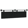 vidaXL Cap de pat suspendat Pe perete Negru 190 x 55 x 7 cm Catifea
