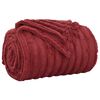 vidaXL Pături de aruncat 6 pcs Roșu Bordeaux 200 x 150 cm Molton