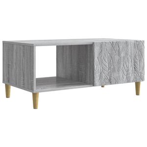 vidaXL Masă de cafea Sonoma gri 90 x 50 x 40 cm Lemn prelucrat