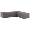 Madison Husă set mobilier de exterior, gri, 235 x 235 x 70 cm