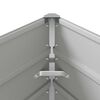 vidaXL Jardinieră Gri deschis 195 x 100 x 45 cm Oțel Galvanizat