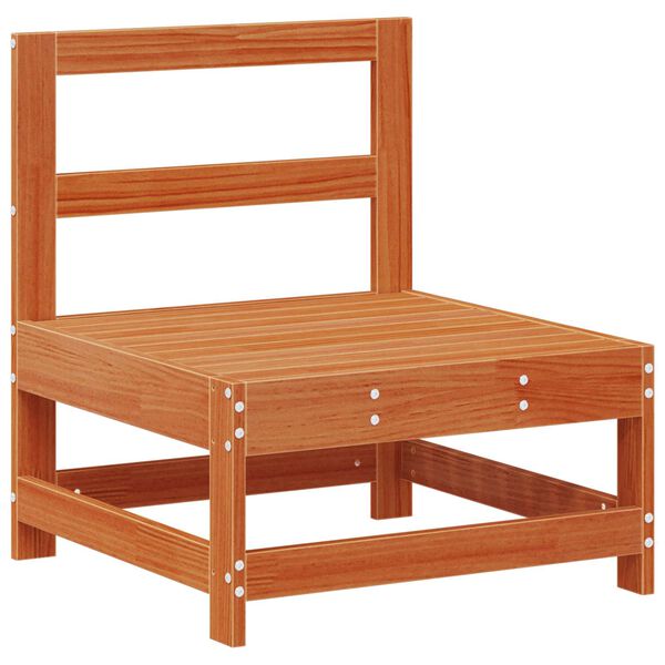 vidaXL Set de lounge pentru grădină 8 pcs Maro Ceară Lemn masiv de pin