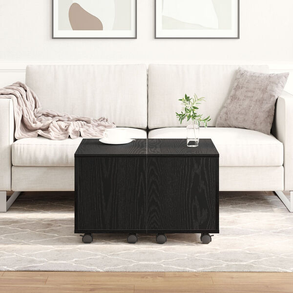 vidaXL Masă de cafea Stejar negru 60 x 60 x 38 cm Lemn compozit