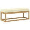 vidaXL Bancă de exterior Lemn Solid de Acacia Alb