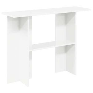 vidaXL Masă de consolă Alb 100 x 30 x 75 cm Lemn prelucrat