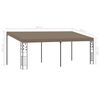 vidaXL Pavilion montat de perete, gri taupe, 6 x 3 x 2,5 m