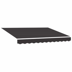 vidaXL P&acirc;nză de rezervă copertină, gri, 300x250 cm, poliester
