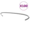 vidaXL C&acirc;rlige pentru gabioane, 100 buc., oțel galvanizat, 20 cm