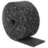 vidaXL Rola de granule de cauciuc Negru 1000 x 12 x 0,8 cm Cauciuc