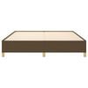 vidaXL Cadru de pat fără saltea, maro închis, 160x200 cm, textil