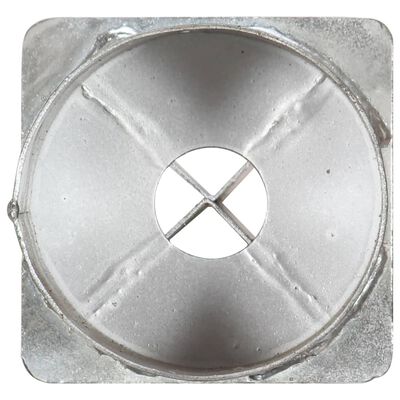 vidaXL Țăruși de sol, 6 buc., argintiu, 12 x 91 cm, oțel galvanizat