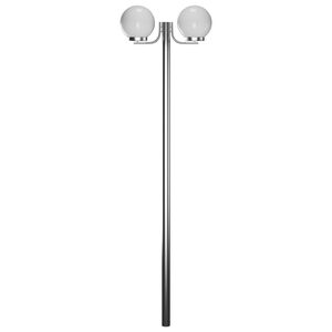 vidaXL Lampă de grădină cu st&acirc;lp, 2 lămpi, 220 cm