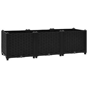 vidaXL Strat &icirc;nălțat, 120x40x38 cm, polipropilenă