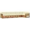 vidaXL Set de canapele de exterior 6 buc. Natural și Crem