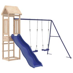 vidaXL Set de joacă pentru exterior, lemn masiv de pin