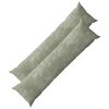 vidaXL Husă pentru pernă 2 buc. HEERLEN Verde 40 x 145 cm