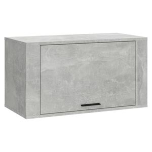 vidaXL Pantofar de perete, gri beton, 70x35x38 cm, lemn prelucrat