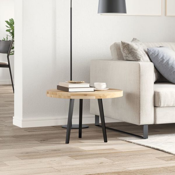 vidaXL Blat de masă rotund, &Oslash;60x4 cm, lemn masiv de acacia