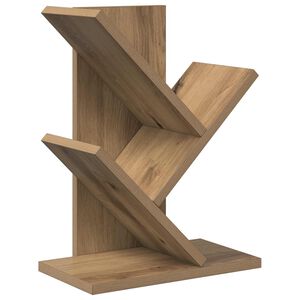 vidaXL Raft de cărți &icirc;n formă de copac cu 3 etaje 30 x 18 x 40 cm