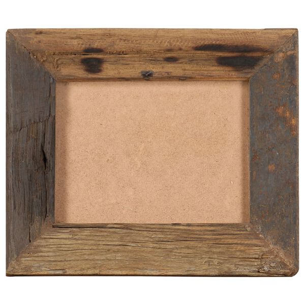 vidaXL Rame foto, 2 buc., 25 x 30 cm, lemn masiv reciclat și sticlă