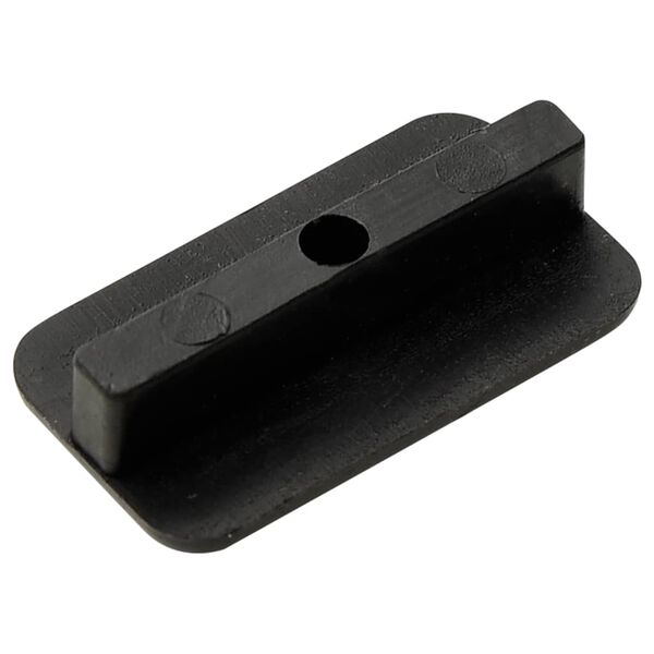 vidaXL Cleme pardoseală cu șuruburi 200 buc. plastic&oțel inoxidabil