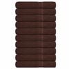 vidaXL Prosoape FROGN 10 buc., maro, 100x200 cm, 360 g/m&sup2;