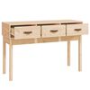 vidaXL Masă consolă, 114x40x75 cm, lemn masiv de pin