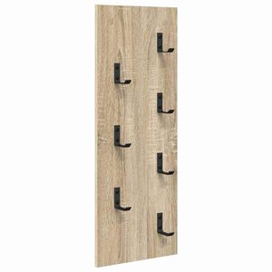 vidaXL Răcător de paltoane montat pe perete Pe perete Stejar Sonoma