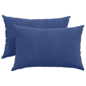 vidaXL Perne pentru canapea 2 pcs Albastru Poliție 60 x 40 cm